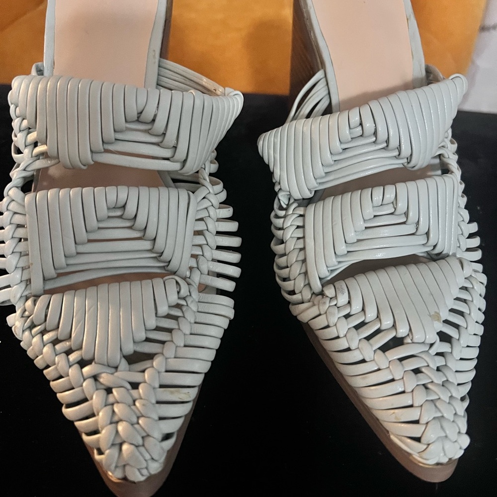 Crown & Ivy Gray Mules with Modern Design